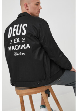 Deus Ex Machina Яке в черно с преходна изолация с уголемена кройка - Pepit.bg