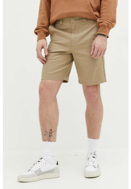 Dickies Памучен къс панталон в бежово - Pepit.bg
