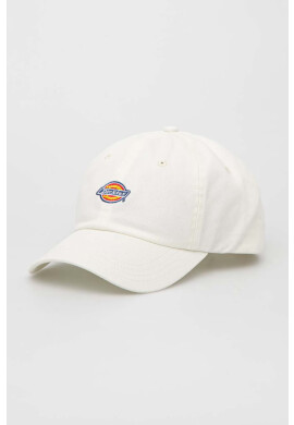 Dickies Памучна шапка с козирка в бяло с апликация - Pepit.bg