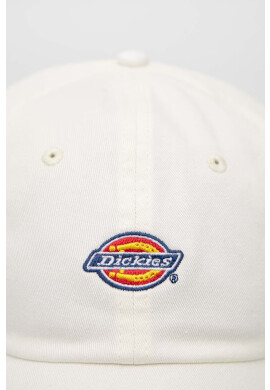 Dickies Памучна шапка с козирка в бяло с апликация - Pepit.bg