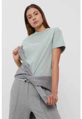 Dickies Памучна тениска в зелено - Pepit.bg
