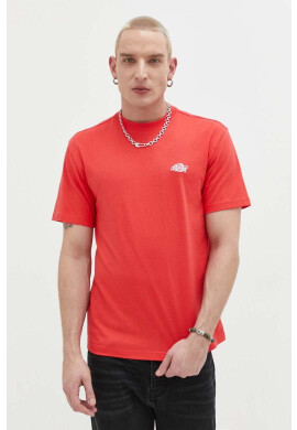 Dickies Памучна тениска в червено с апликация - Pepit.bg