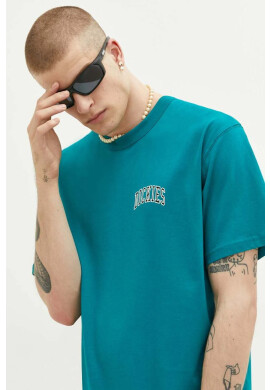 Dickies Памучна тениска в черно с принт - Pepit.bg