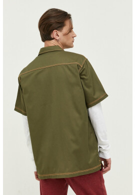 Dickies Риза мъжка в черно със стандартна кройка с класическа яка - Pepit.bg