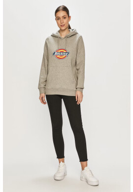Dickies Суичър дамски в сиво с принт - Pepit.bg