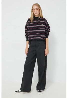 Dickies Суичър дамски в черно с изчистен дизайн - Pepit.bg