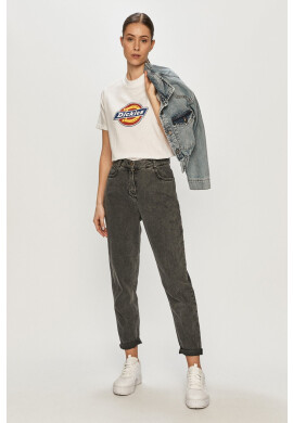 Dickies Тениска в бяло - Pepit.bg