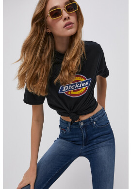 Dickies Тениска дамска в черно - Pepit.bg