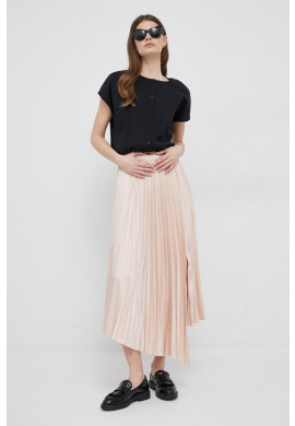 DKNY Блуза в черно с изчистен дизайн - Pepit.bg