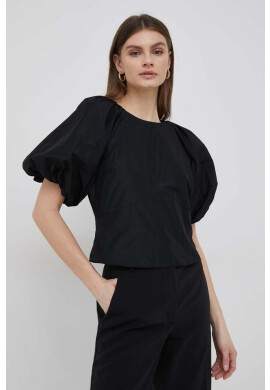 DKNY Блуза в черно с изчистен дизайн - Pepit.bg