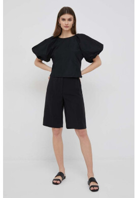 DKNY Блуза в черно с изчистен дизайн - Pepit.bg