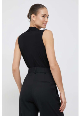 DKNY Боди в черно с изчистен дизайн - Pepit.bg