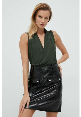 DKNY Боди в черно с десен - Pepit.bg