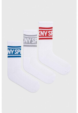 DKNY Чорапи (3 броя) в бяло - Pepit.bg