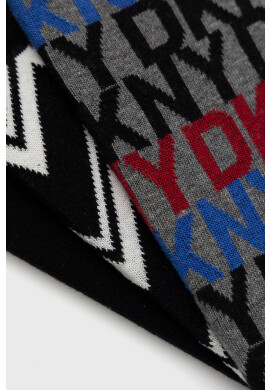 DKNY Чорапи (3 чифта) мъжки в черно - Pepit.bg