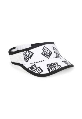 DKNY Детскa козирка в бяло с десен - Pepit.bg