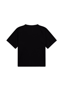 DKNY Детска памучна тениска в черно - Pepit.bg