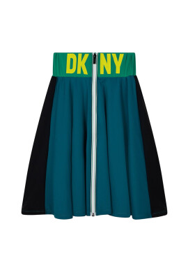 DKNY Детска пола в тюркоазено къс модел разкроен модел - Pepit.bg