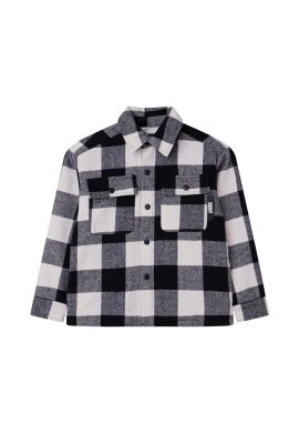 DKNY Детска риза в черно - Pepit.bg