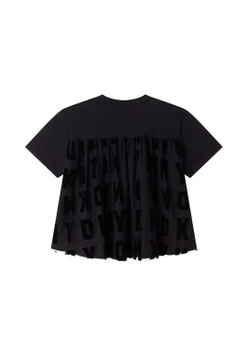 DKNY Детска тениска в лилаво - Pepit.bg