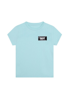 DKNY Детска тениска в тюркоазено - Pepit.bg