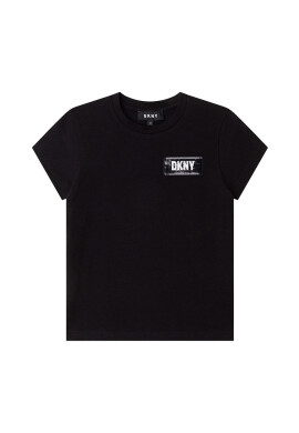DKNY Детска тениска в черно - Pepit.bg