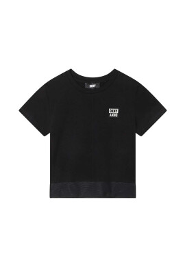 DKNY Детска тениска в черно - Pepit.bg