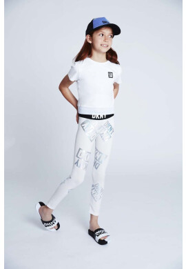 DKNY Детска тениска в бяло - Pepit.bg