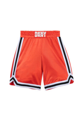 DKNY Детски къси панталони в зелено с регулируема талия - Pepit.bg