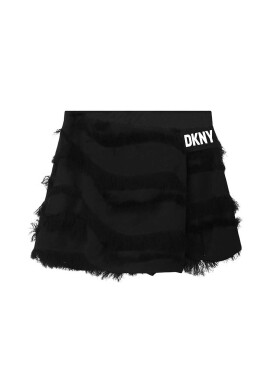 DKNY Детски къси панталони в черно с изчистен дизайн - Pepit.bg
