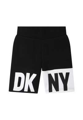 DKNY Детски къси панталони в черно - Pepit.bg