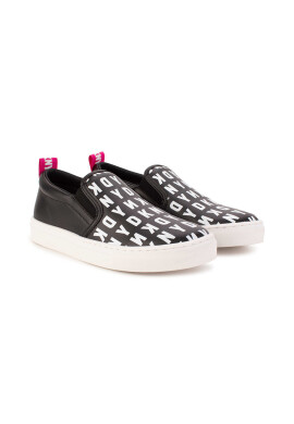 DKNY Детски ниски кецове в черно - Pepit.bg