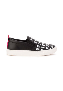 DKNY Детски ниски кецове в черно - Pepit.bg