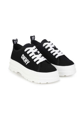 DKNY Детски ниски кецове в черно - Pepit.bg