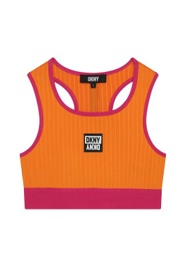 DKNY Детски спортен сутиен в оранжево - Pepit.bg