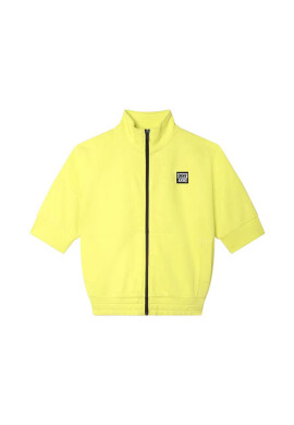 DKNY Детски суичър в жълто с изчистен дизайн - Pepit.bg