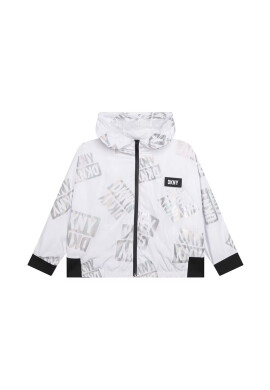 DKNY Детско яке в бяло - Pepit.bg