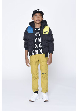 DKNY Детско яке с две лица в черно - Pepit.bg