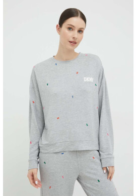 DKNY Домашен суичър в сиво - Pepit.bg