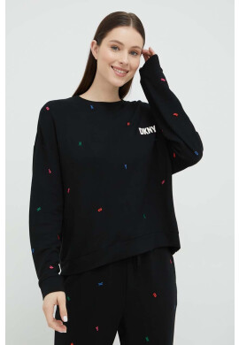 DKNY Домашен суичър в черно - Pepit.bg