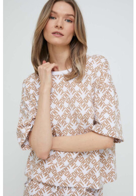 DKNY Домашна тениска в бежово - Pepit.bg