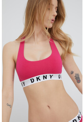 DKNY Сутиен в розово с изчистен дизайн - Pepit.bg