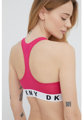DKNY Сутиен в розово с изчистен дизайн - Pepit.bg