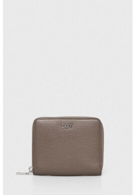 DKNY Кожен портфейл дамски в черно - Pepit.bg