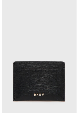 DKNY Кожен калъф за карти дамски в черно - Pepit.bg