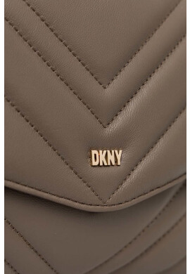 DKNY Кожена чанта в черно - Pepit.bg