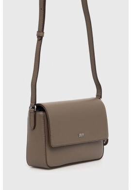 DKNY Кожена чанта в кафяво - Pepit.bg
