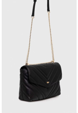 DKNY Кожена чанта в черно - Pepit.bg