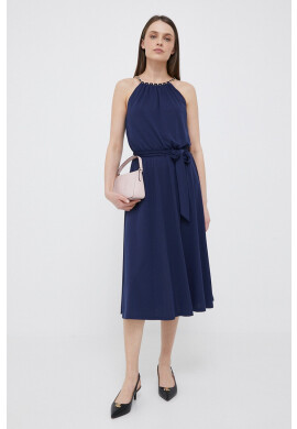 DKNY Кожена чанта в розово - Pepit.bg