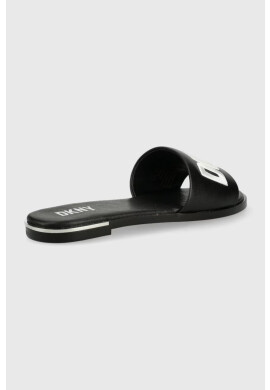 DKNY Кожени чехли Waverly в черно - Pepit.bg